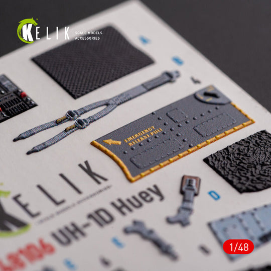 UH-1D Huey - interior 3D decals for Zimi Model/KittyHawk kit