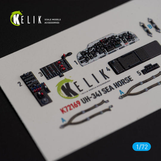 UH-34J SEA HORSE - interior 3D decals for Italeri kit