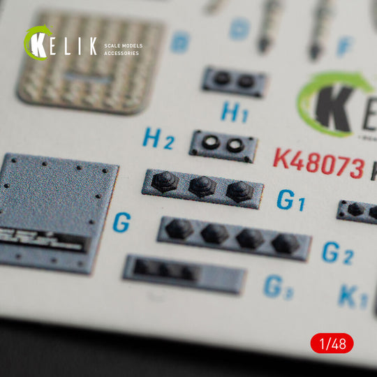 Ka-27 Helix interior 3D decals for HobbyBoss kit