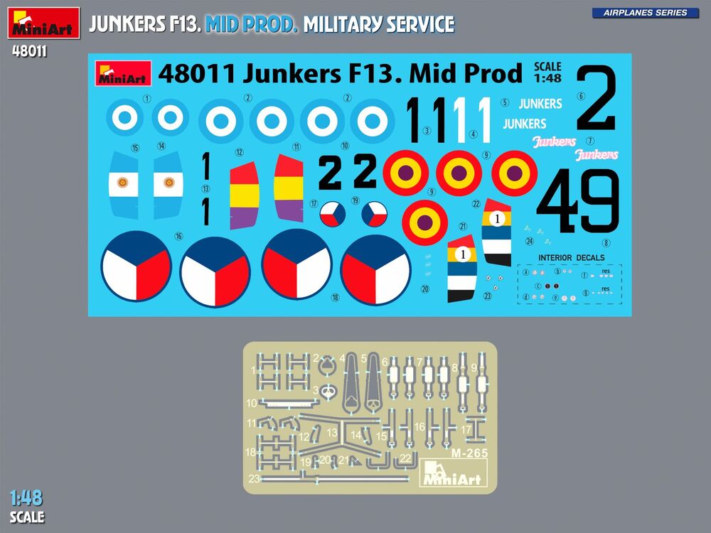 Junkers F13. Mid Prod. Military Service