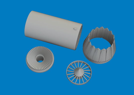 F-35C exhaust nozzle PRINT for Tamiya