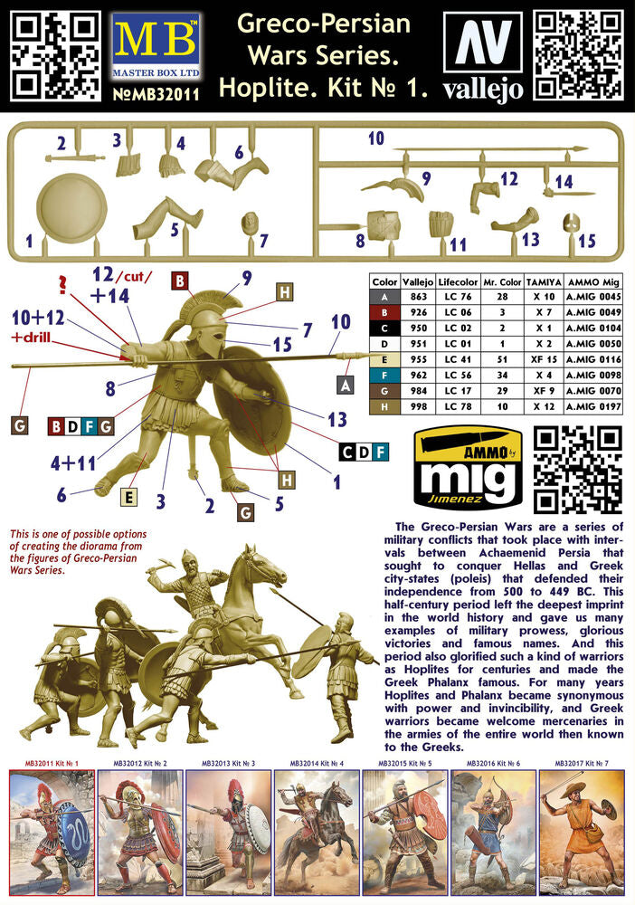 Greco-Persian Wars Series. Hoplite. Kit  1