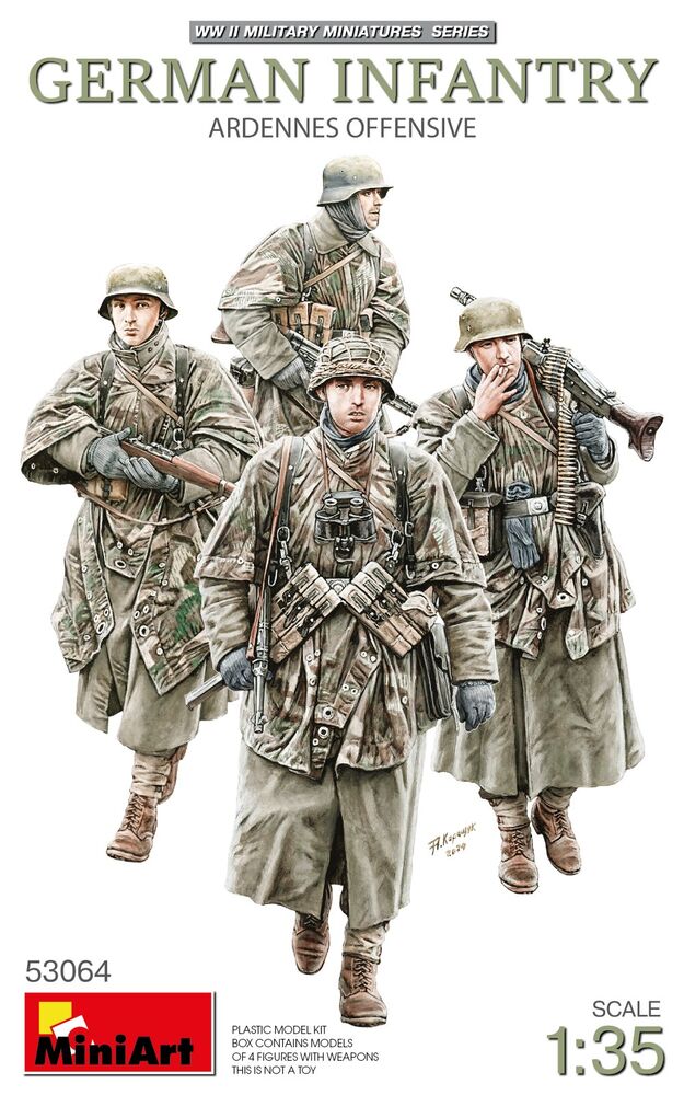 German Infantry. Ardennes Offensive