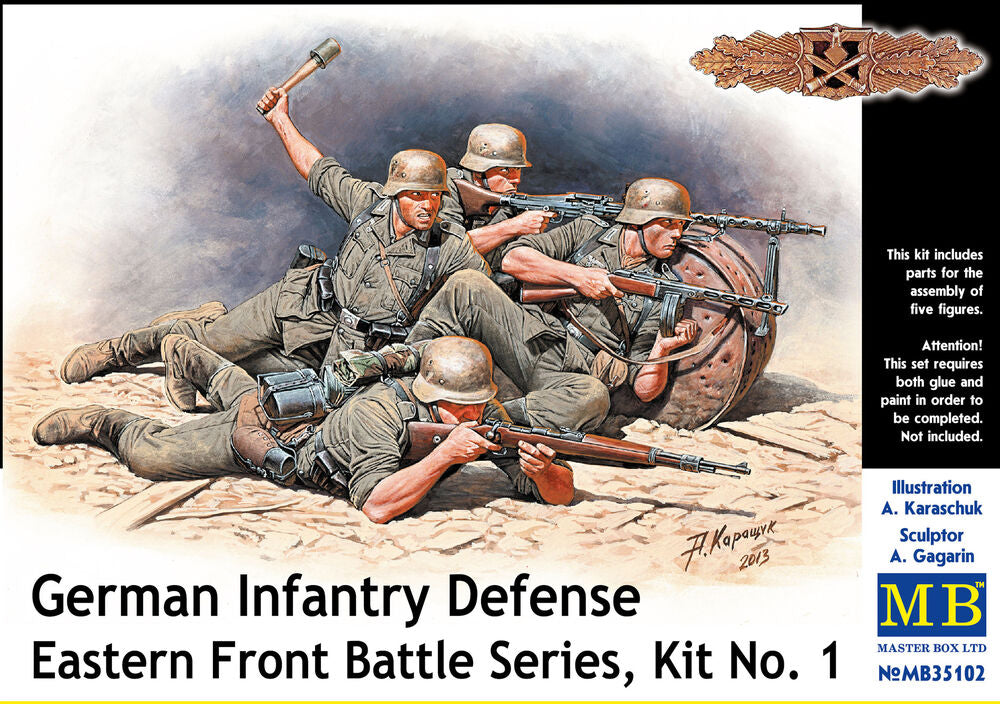German infantry defense, Eastern Front