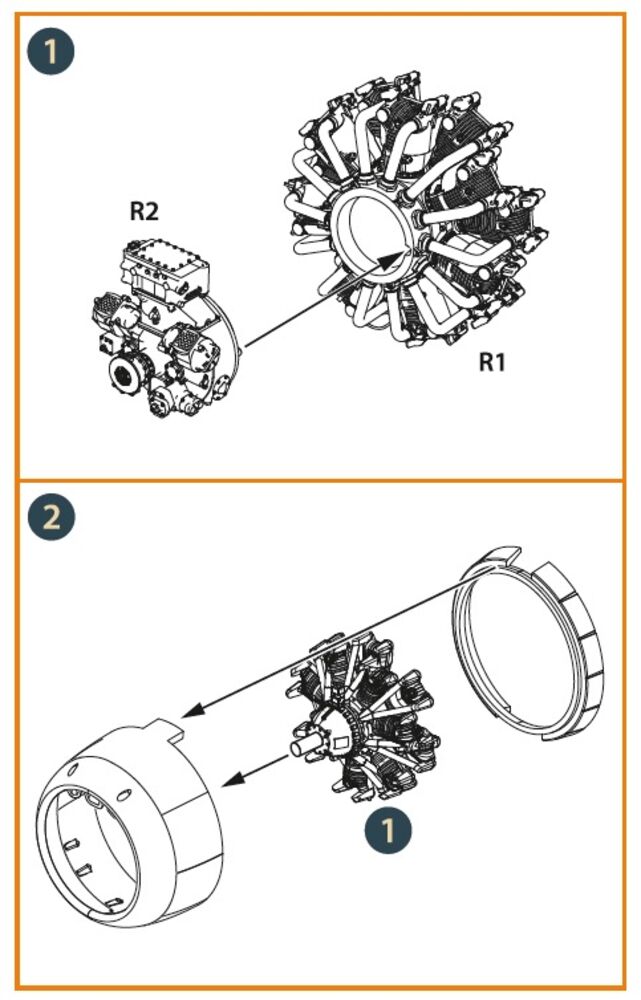 D3A2 VAL carbureted engine for Wingsy Kits