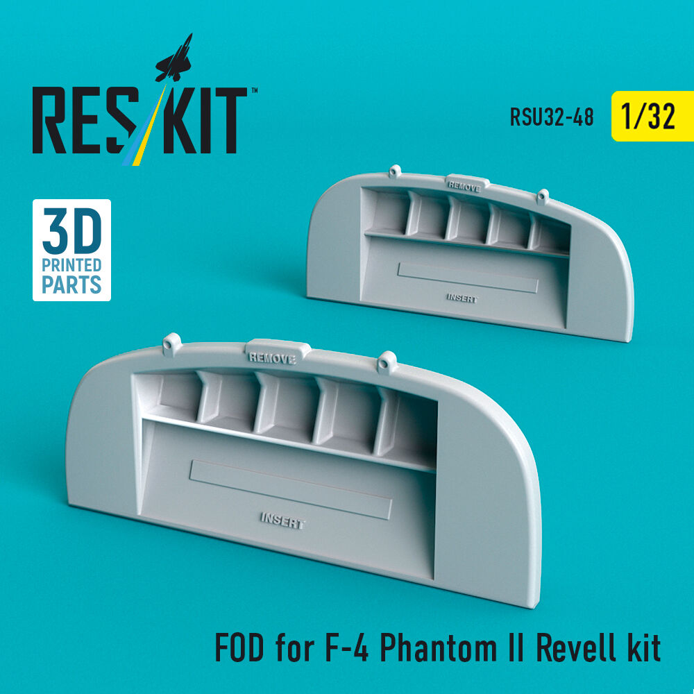 FOD for F-4 Phantom II Revell kit (3D Printed)