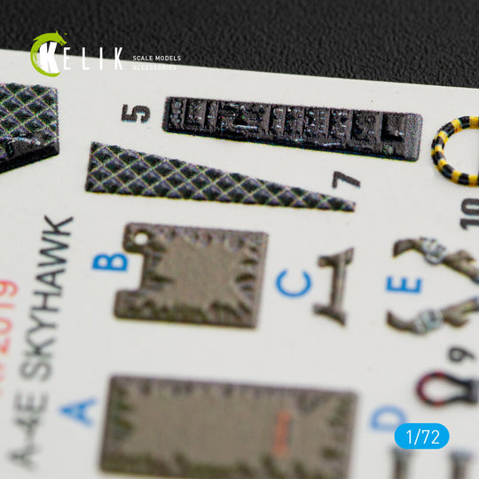 A-4E Skyhawk interior 3D decals for Fujimi/Hobby 2000 kit
