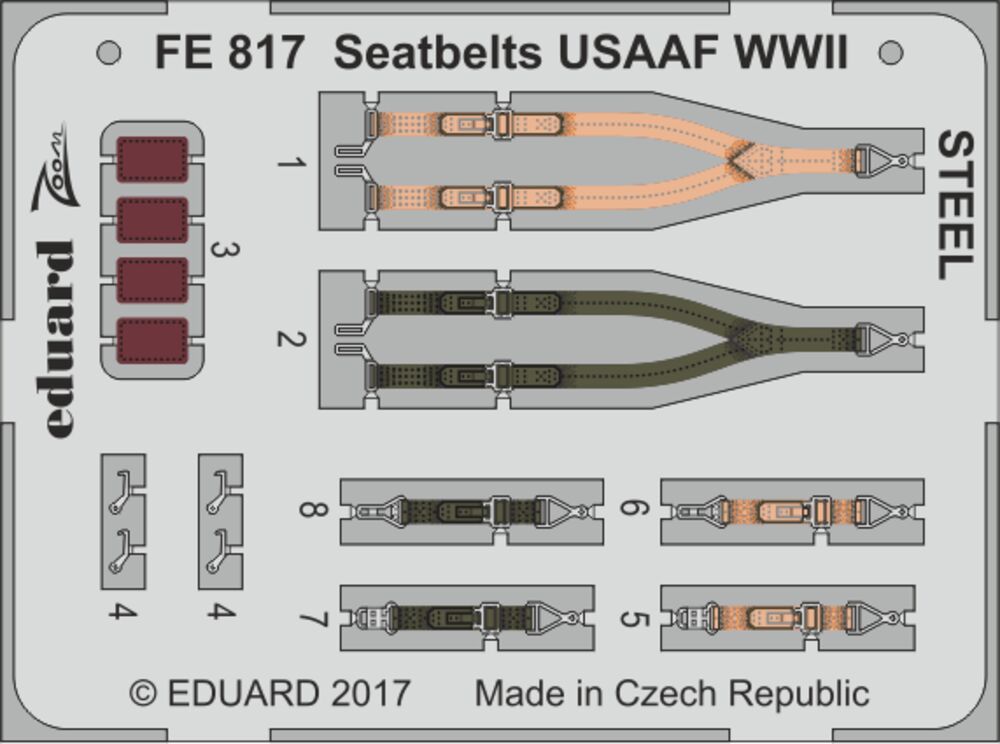 Seatbelts USAAF WWII STEEL