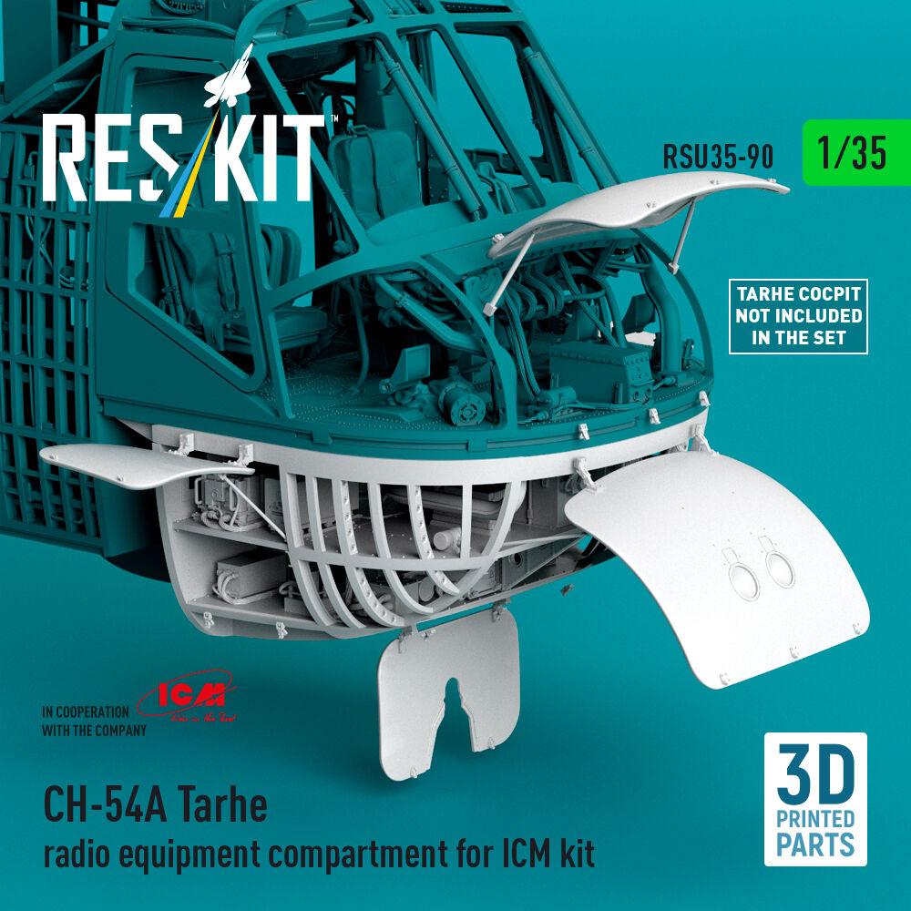 CH-54A Tarhe radio equipment compartment (3D Printed) for ICM
