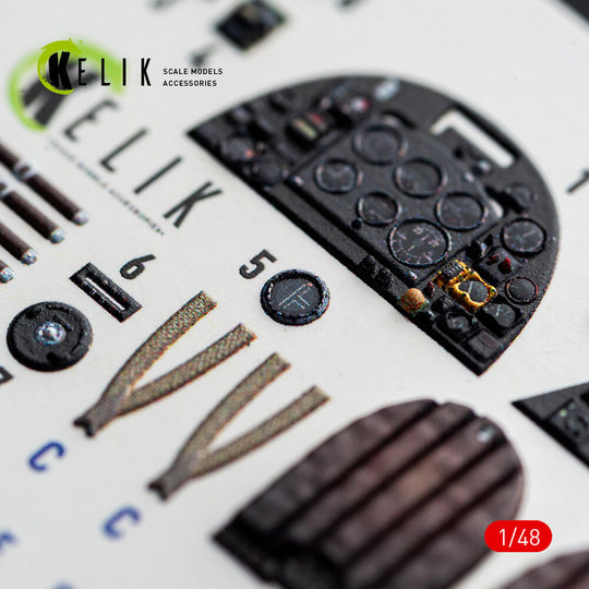 Spitfire TR.9 - interior 3D decals for Airfix