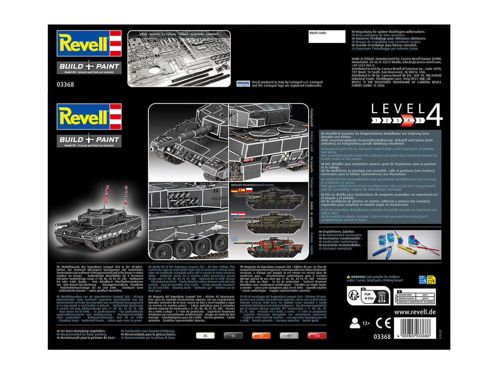Leopard 2A4 - Special Decoration 40th anniversary