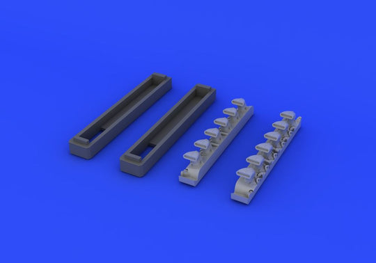 Bf 109G exhaust stacks for Eduard