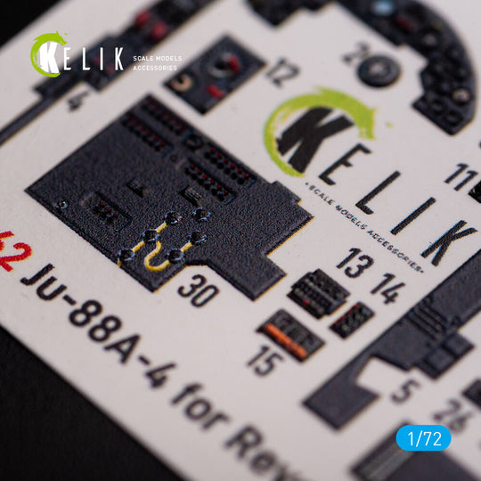 Junkers JU 88 A-4 interior 3D decals for Revell kit