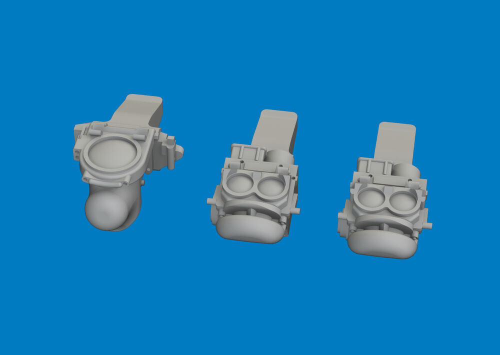 P-51D gun sights PRINT for Arma Hobby