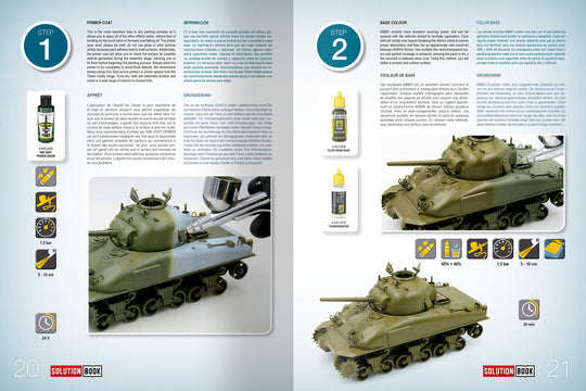 SOLUTION BOOK 22 - How to Paint WWII ETO vehicles - MULTILINGUAL BOOK