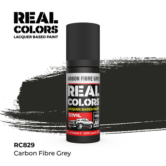 Real Colors: Carbon Fibre Grey 17 ml.