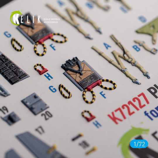 FG.1 Phantom - interior 3D decals for Airfix kit