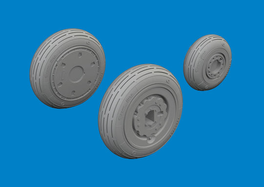 MiG-21F wheels for Eduard
