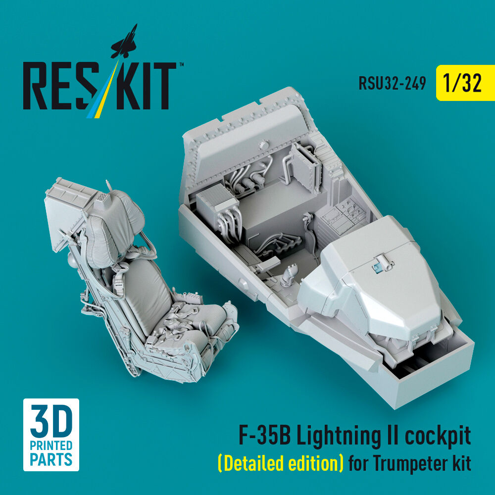 ?F-35B Lightning II cockpit (Detailed edition) (3D Printed) for Trumpeter