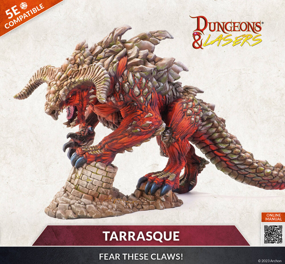 Dungeons & Lasers Miniatures: TARRASQUE