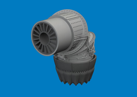 F-35B exhaust nozzle PRINT 1/72 for Tamiya