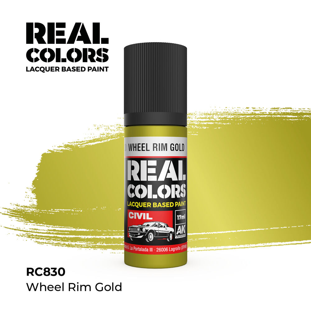 Real Colors: Wheel Rim Gold 17 ml.