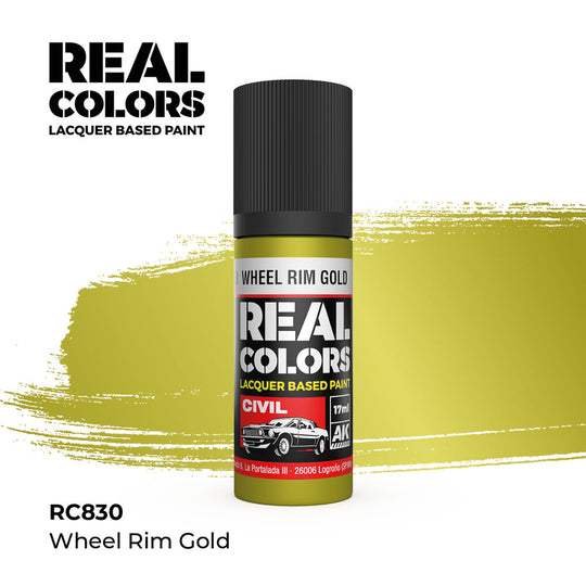Real Colors: Wheel Rim Gold 17 ml.