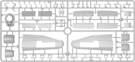 P-47M Thunderbolt. Dorsal Fin. Advanced Kit