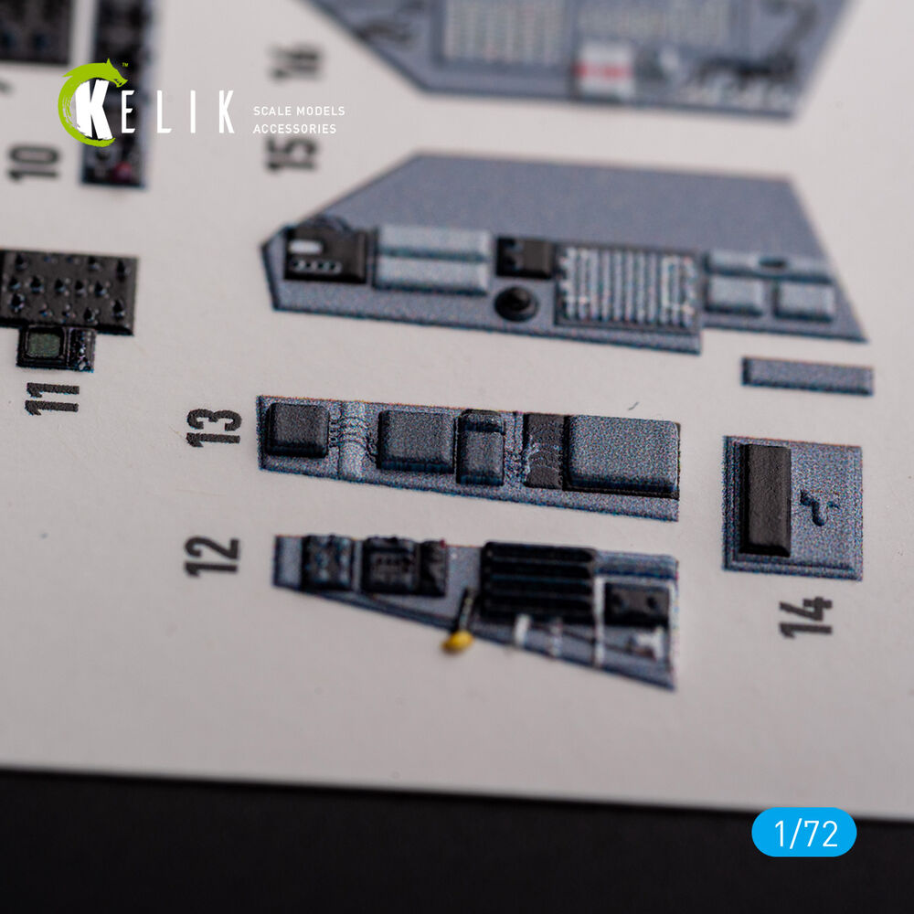FG.1 Phantom - interior 3D decals for Airfix kit