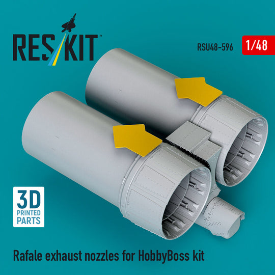 Rafale exhaust nozzles for HobbyBoss kit (3D Printed)