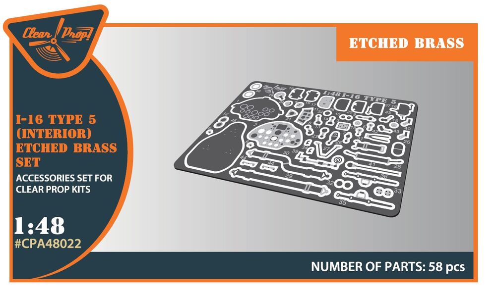 I-16 type 5 INTERIOR PE parts for CP kits