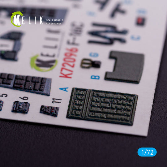 F-16C - interior 3D decals for Hasegawa kit