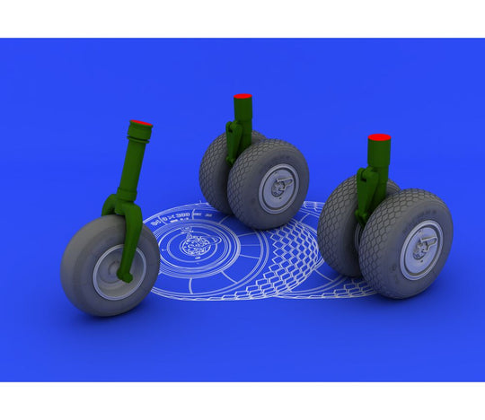 He 219 wheels for Revell