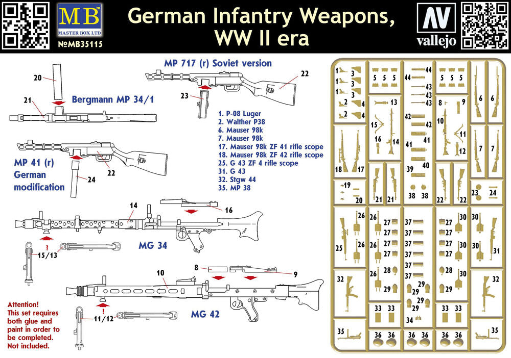 German infantry weapons, WWII