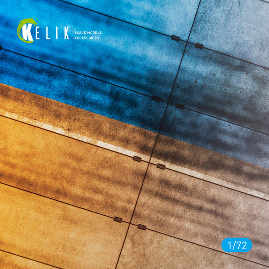 Concrete plates With Ukrainian flag - Acrylic 3 mm (280 x 180 mm) (170 g)