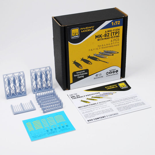 MK-82 with thermal protection and MAU-93 fin (6 pcs)
