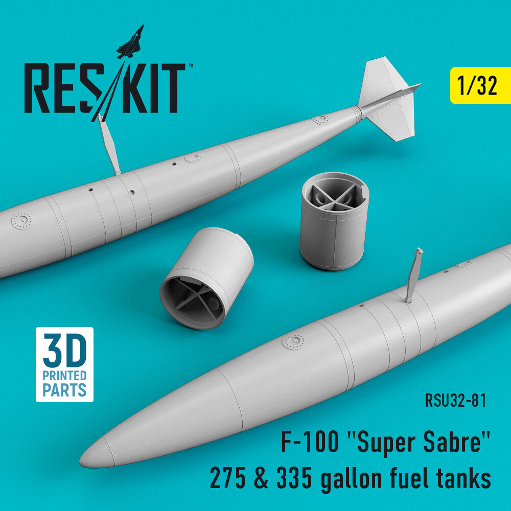F-100 Super Sabre 275 & 335 gallon fuel tanks