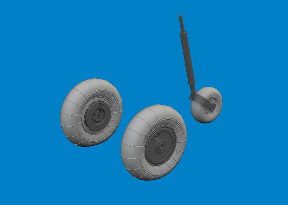 Bf 109K-4 wheels for Kotare