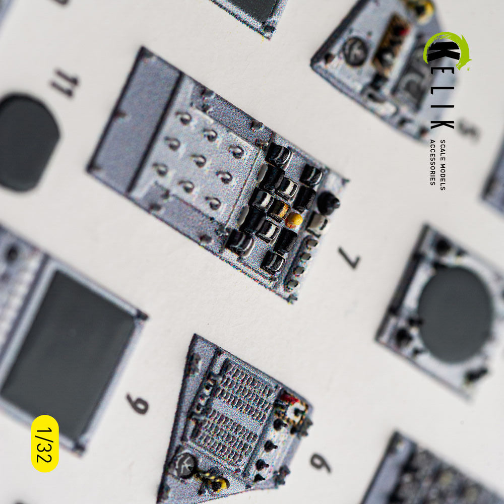 TORNADO GR.1 - interior 3D decals for Revell