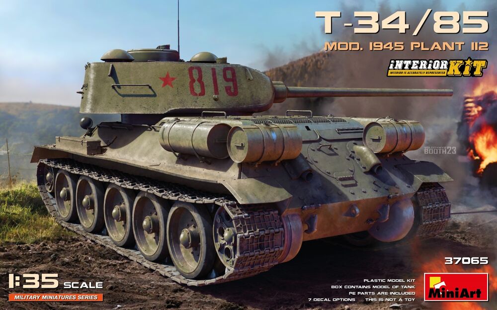 T-34-85 Mod. 1945. Plant 112. Interior Kit