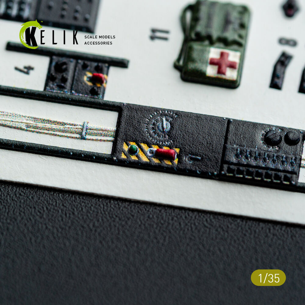 S-64E Skycrane - interior 3D decals for ICM kit