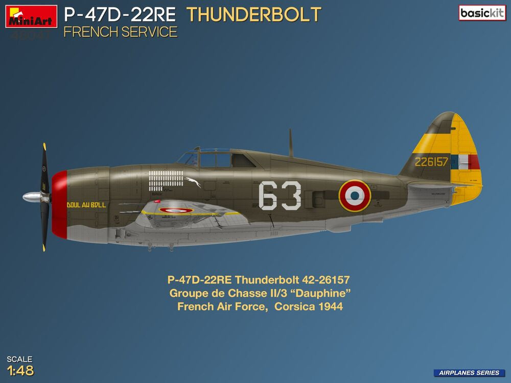 P-47D-22RE Thunderbolt. French Service. Basic Kit