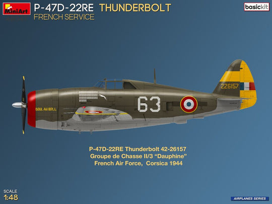P-47D-22RE Thunderbolt. French Service. Basic Kit