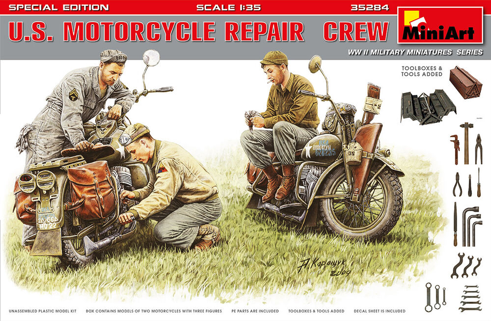 U.S. Motorcycle Repair  Crew. Special Edition