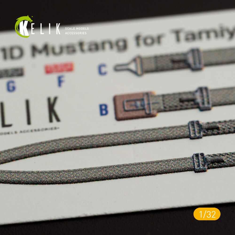 P-51D Mustang - Interior 3D Decal for Tamiya kit