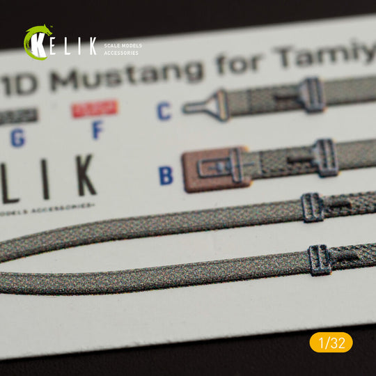 P-51D Mustang - Interior 3D Decal for Tamiya kit