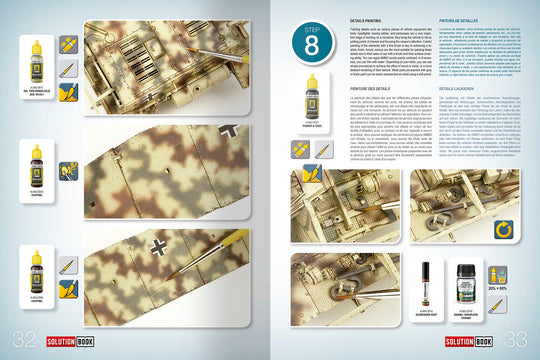 SOLUTION BOOK 21 - How to Paint WWII German Mid-War Vehicles - MULTILINGUAL BOOK