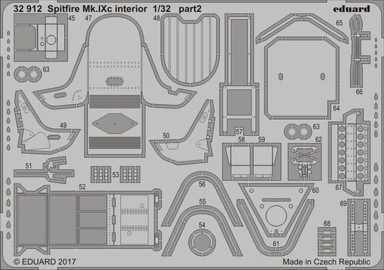 Spitfire Mk.IXc interior for Revell