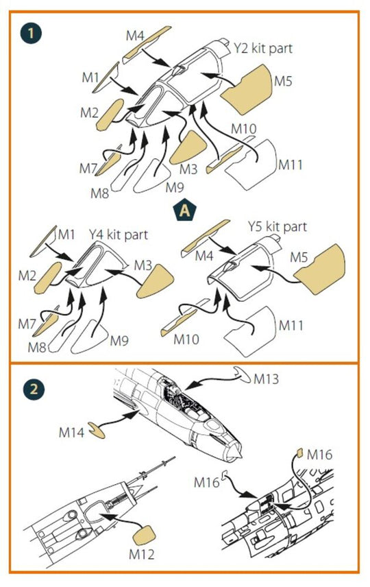 Su-17M3/4 double-sided painting mask for Modelsvit kit