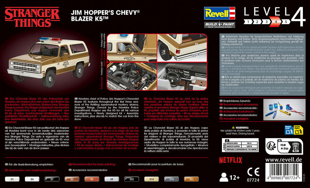 Stranger Things 1985 Chevrolet K5 Blazer